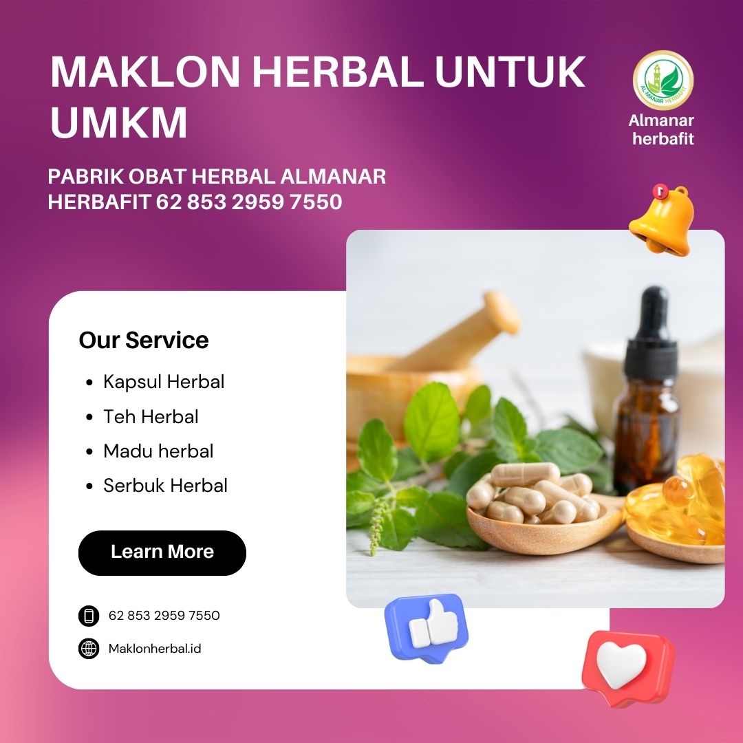 Pabrik Obat Herbal Almanar Herbafit 62 853 2959 7550