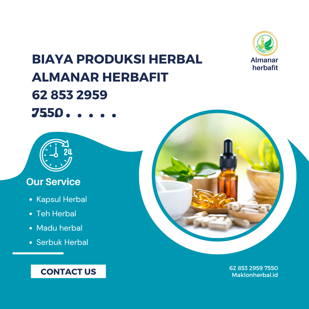 Biaya Produksi Herbal Almanar Herbafit 62 853 2959 7550