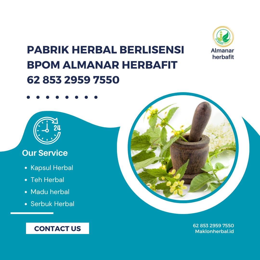 Pabrik Herbal Berlisensi Bpom Almanar Herbafit 62 853 2959 7550