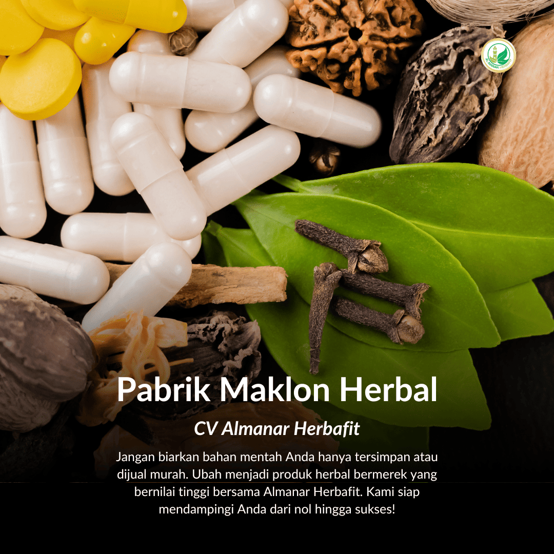 Jasa Produksi Herbal Dari Bahan Mentah Almanar Herbafit 62 853 2959 7550