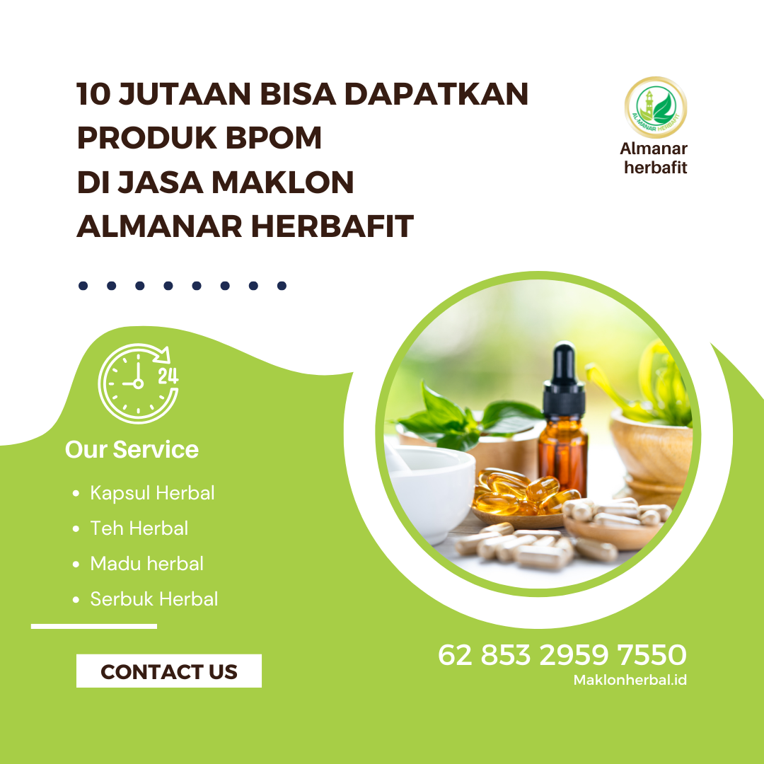 Punya Produk Herbal BPOM Sendiri dengan Modal 10,5 Juta - Almanar Herbafit