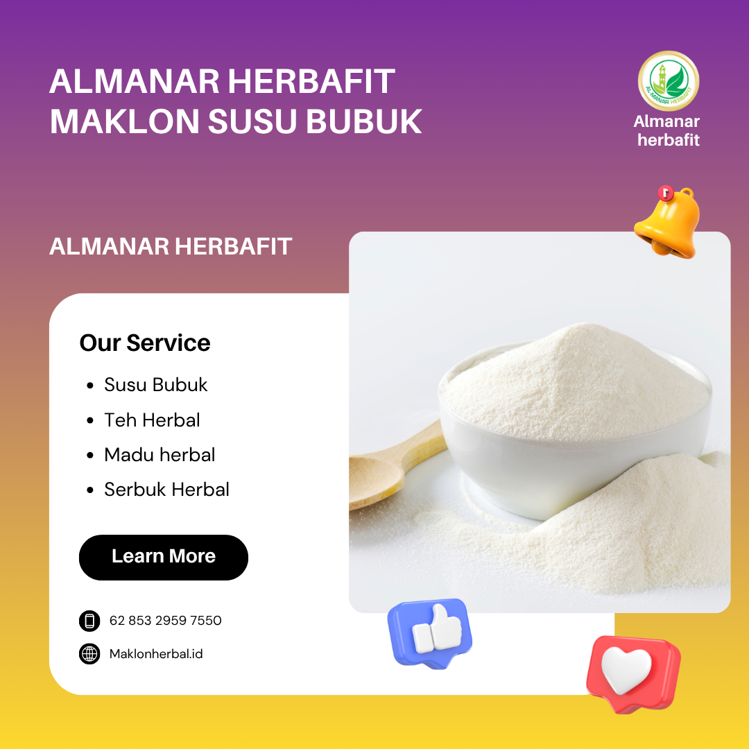 Peluang Emas Bisnis Susu Kalsium Herbal Produksi Mudah dengan AlmanarHerbafit